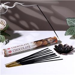 Благовония HEM "Chocolate. Шоколад", 20 палочек в упаковке, шестигранник