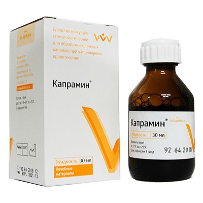 Кровоостанавливающее средство Vladmiva «Капрамин» 30 ml