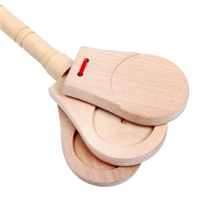 Музыкальная игрушка «Кастаньета» 2 × 5,8 × 22 см