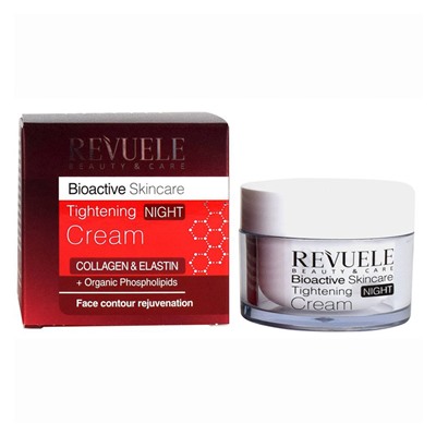 Ночной Крем Revuele Bioactive Skincare Collagen+Elastin подтягивающий 50 ml