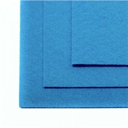 Фетр листовой жесткий IDEAL 20х30см цв.683 голубой - уп.5 листов