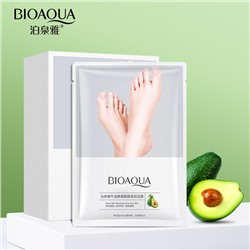 BIOAQUA Питательная маска-носочки для ног с экстрактом авокадо, 35г*3шт