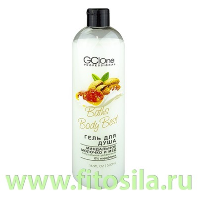 Гель для душа Миндальное молочко и мёд 500мл BATHS BODY BEST