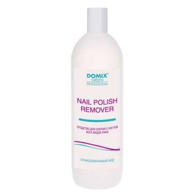 Domix Средство для снятия всех видов лака с ацетоном Nail Polish Remover with Acetone, 1000 мл