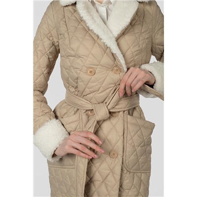 01-11660 Пальто женское демисезонное (пояс)