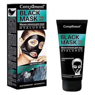 Маска-пленка для лица Compliment Black Mask Hyaluron 80 ml