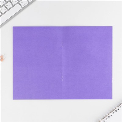 Тетрадь для скетчей фиолетовый блок 70 г/м2, А5, 16 л «Космос внутри тебя»