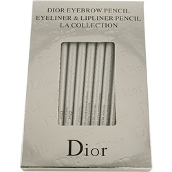 Карандаш для глаз Christian Dior Eyebrow Pencil Eyeliner & Lipliner Pencil La Collection (цветные, 12 шт.)