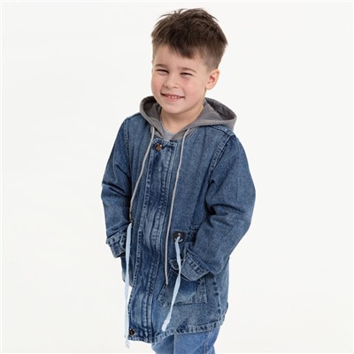 Куртка джинсовая для мальчика, цвет синий, рост 110 см