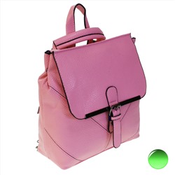 Стильная женская сумка-рюкзак Freedom_nook из эко-кожи нежно-розового цвета.