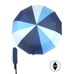 Зонт женский ТриСлона-L 3120  (сектор),  R=58см,  суперавт;  12спиц,  3слож,  "Эпонж",  синий 244941