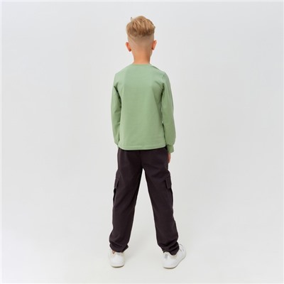 Брюки для мальчика MINAKU: Casual collection цвет серый, рост 152 см