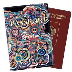 A-024 Обложка на паспорт (принт/ПВХ)