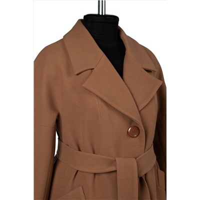 01-11812 Пальто женское демисезонное (пояс)