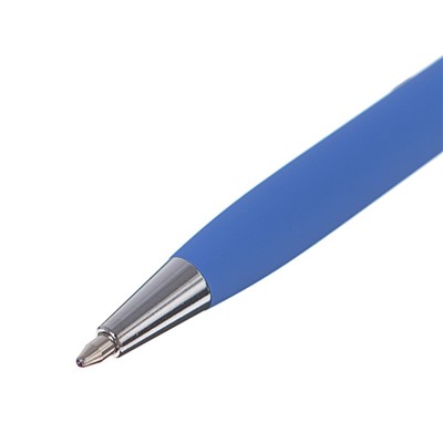 Ручка шариковая поворотная, 0.7 мм, Bruno Visconti Palermo, стержень синий, фиолетовый металлический корпус