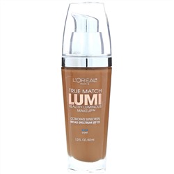L'Oreal, Тональная основа True Match Healthy Luminous Makeup, SPF 20, оттенок мягкий соболиный C6, 30 мл