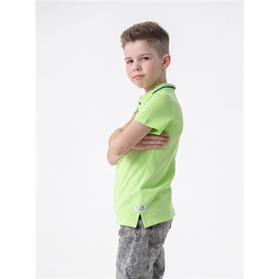 CSJB 63116-36-320 Рубашка-поло для мальчика,лайм
