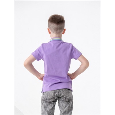 CSJB 63116-44-320 Рубашка-поло для мальчика,фиолетовый
