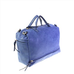 Стильная женская сумочка Lion_Flone из эко-кожи цвета синего кобальта.