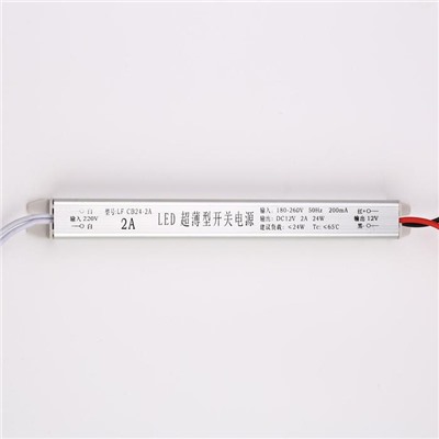 Узкий блок питания для светодиодных лент и модулей URM, 18 Вт, 12 В, 1.5 А, IP22, металл 7353823