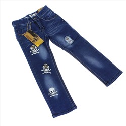 Рост 146-150. Стильные детские джинсы Classic_Fashion цвета темного индиго.