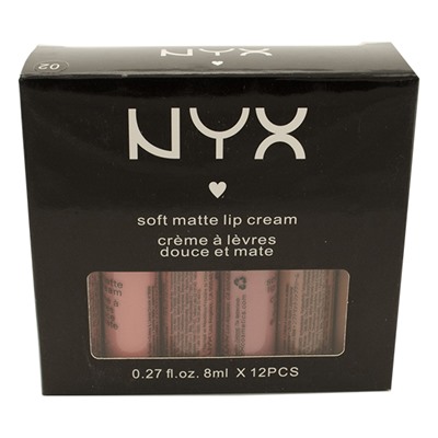 Помада NYX Soft Matte Lip Cream №2 (упаковка 12 шт)