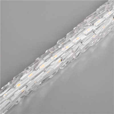 СОСУЛЬКИ РИФЛЕНЫЕ SPEC, IP65, УМС-2W, Ш:2.5 м, В:30 см, 8 шт, LED(SMD)-192-12V, Т.БЕЛЫЙ