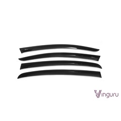 Ветровики Vinguru Peugeot 508 2010-2016, сед накладные скотч 4 шт, акрил