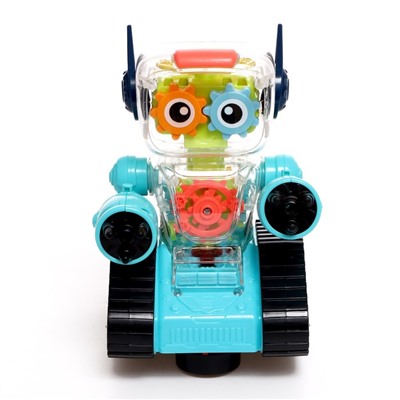 Робот «Шестерёнка»,световые и звуковые эффекты, цвета МИКС
