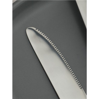 Набор ножей столовых Доляна «Капля», h=23 см, 6 шт