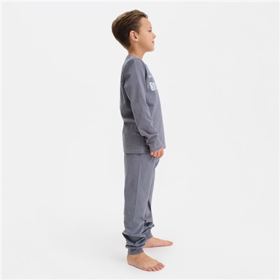 Пижама детская для мальчика KAFTAN Brother, р.30 (98-104), темно-серый