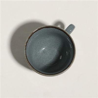 Чашка чайная  "Pearl"  220 мл, синяя, фарфор