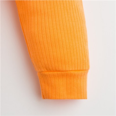 Комплект: джемпер и брюки Крошка Я "NY", рост 68-74 см, цвет бежевый/оранжевый
