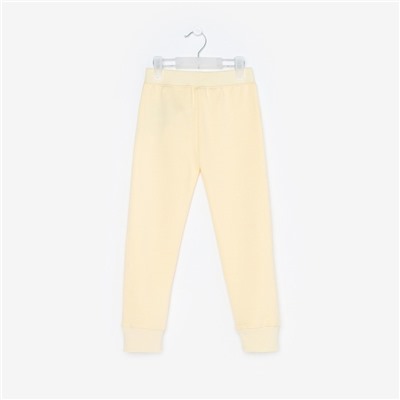 Костюм для девочки (толстовка, брюки), цвет жёлтый МИКС, рост 104 см (4 года)