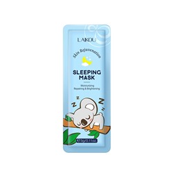 LAIKOU SKIN REJUVENATION SLEEPING FACE MASK Ночная маска для лица с экстрактом риса, 3г