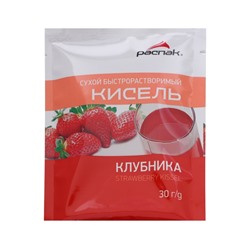 Кисель сухой быстрорастворимый "Клубника", 30 г