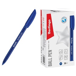 Ручка шариковая 0.7 мм, Triangle 100T, чернила синие, трёхгранная, игольчатый стержень