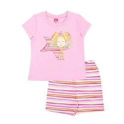 CAK 5376 Пижама для девочки, розовый