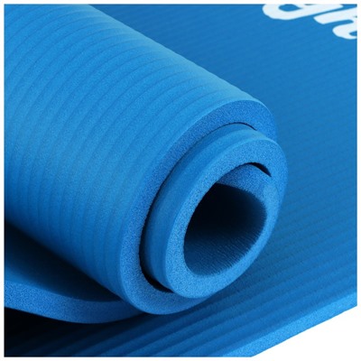 Коврик для йоги Sangh, 183×61×1,5 см, цвет синий