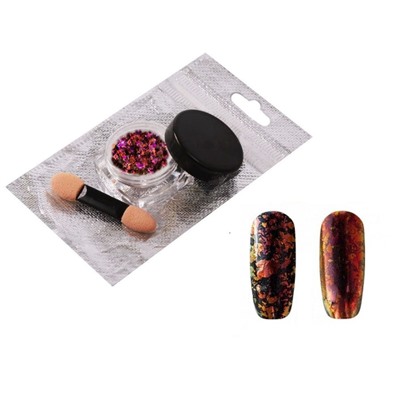 Nail Art Втирка Хлопья Юки, №872