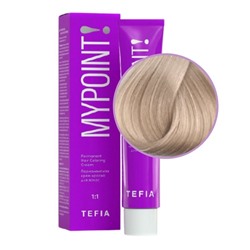 TEFIA Mypoint 10.87 Гель-краска для волос тон в тон / Экстра светлый блондин коричнево-фиолетовый, безаммиачная, 60 мл