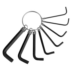 Набор ключей шестигранных на кольце ЛОМ, 1.5 - 6 мм, 8 шт.