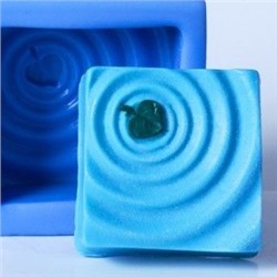 Силиконовая форма для мыла - 2D - Листик на воде