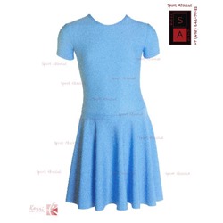 Рейтинговое платье Р 30-011 ПА голубой