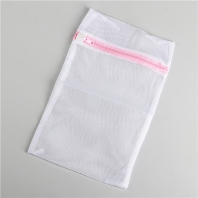 Мешок для стирки белья Доляна, 20×30 см, мелкая сетка, цвет МИКС