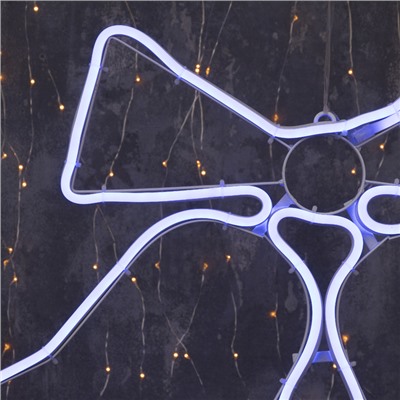 Фигура из неона "Колокольчик", 60х50 см, 3 метра, 360 LED, 220V, СИНИЙ