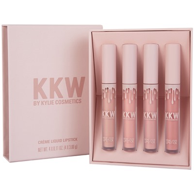 Блеск для губ KKW by Kylie Cosmetics 4 шт