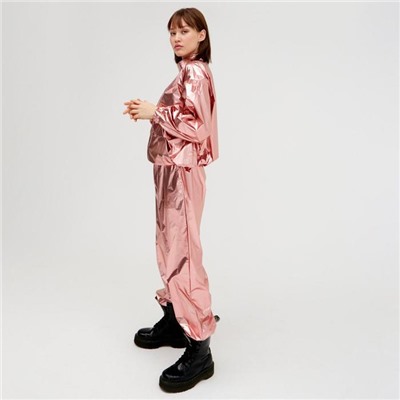 Брюки женские MINAKU: Trend zone, цвет розовый, размер 38, рост 152