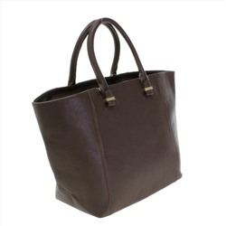 Элегантная женская сумочка Velron_Flo из натуральной кожи цвета шоколадного цвета.