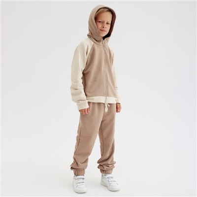 Костюм для мальчика MINAKU: Casual Collection KIDS цвет бежевый, рост 140